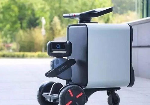 物流領域新戰場:配送機器人投入使用